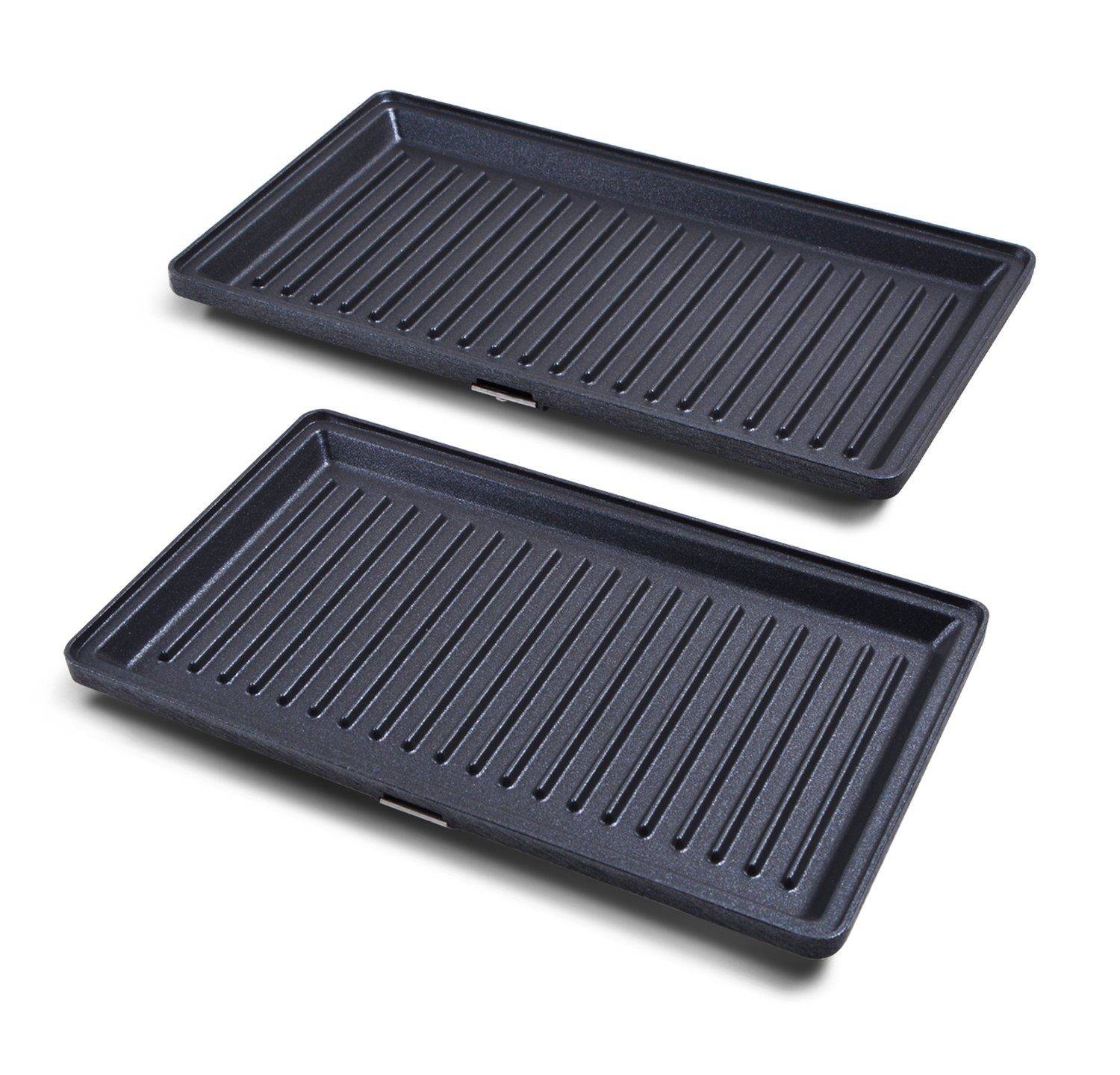 Tefal Grillplattenaufsatz Platten XA800312 Grill + Pannini für Waffeleisen, Antihaftbeschichtung, für Waffeleisen