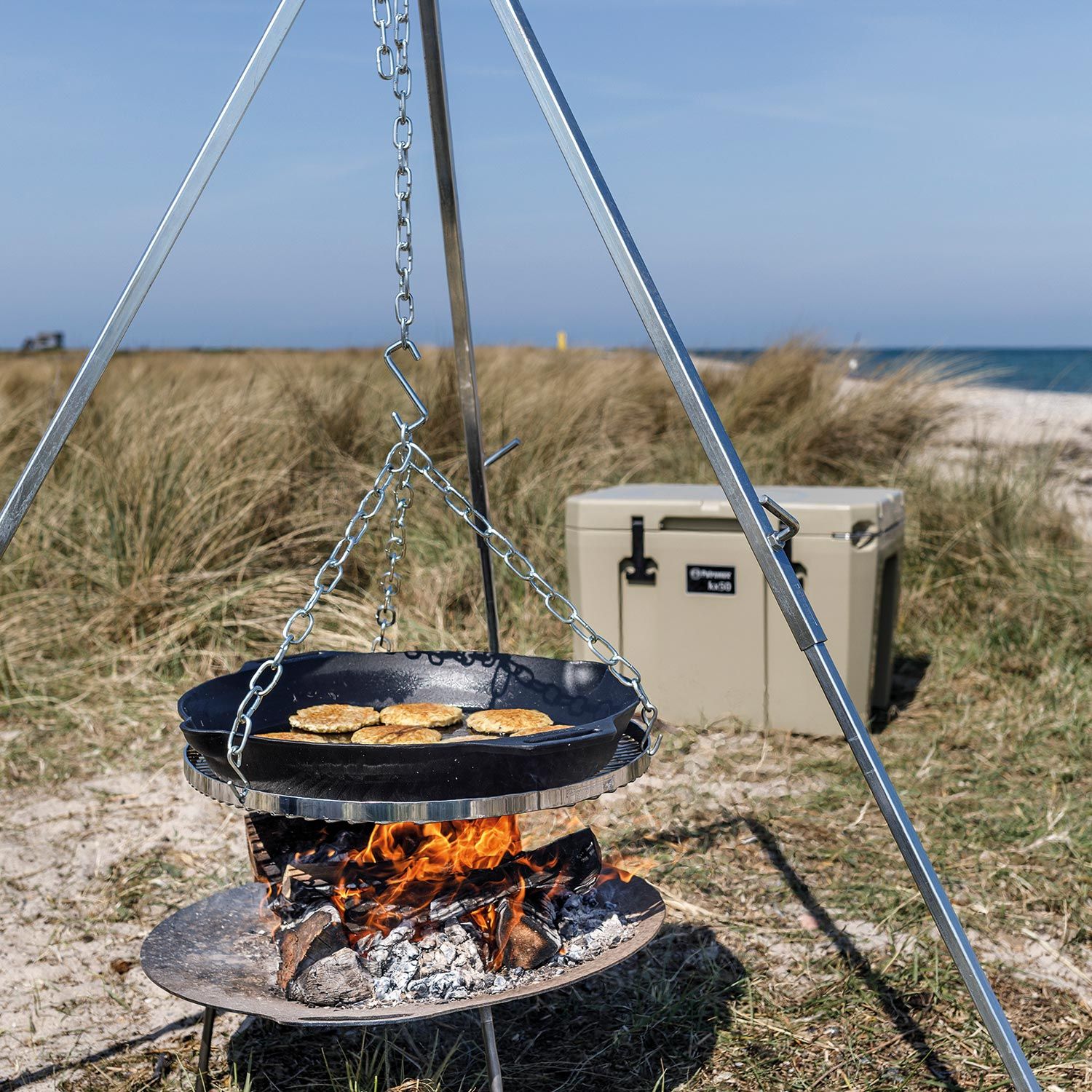Feuerpfanne mit Henkeln