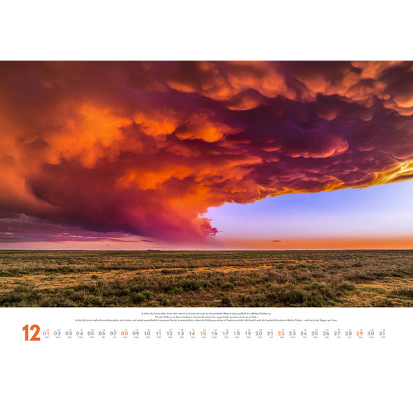 WETTERPHÄNOMENE 2024 - Kalender