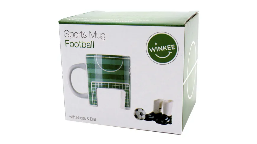 Winkee Sport Kaffeebecher Fussball