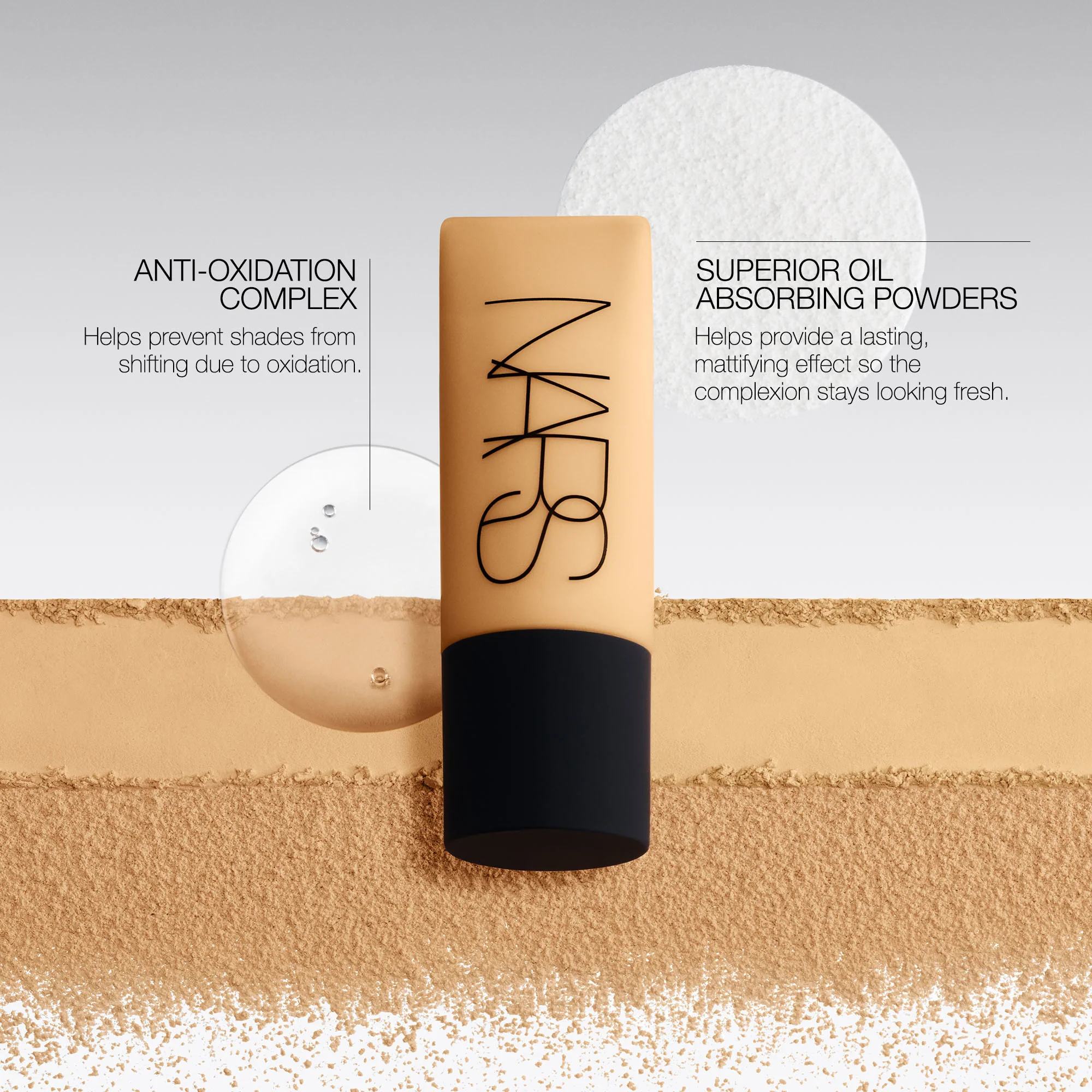 Base de maquillaje líquida suave para el rostro