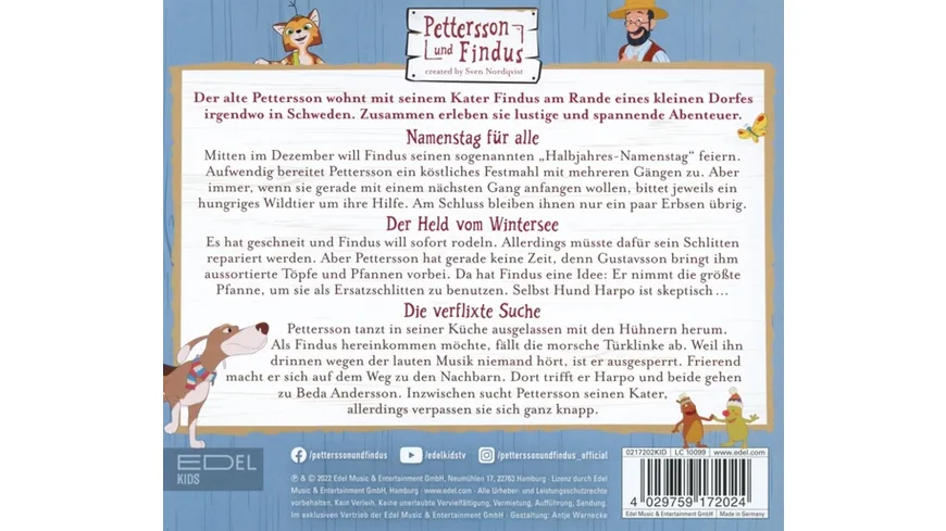 Folge 14:Namenstag für alle Pettersson und Findus