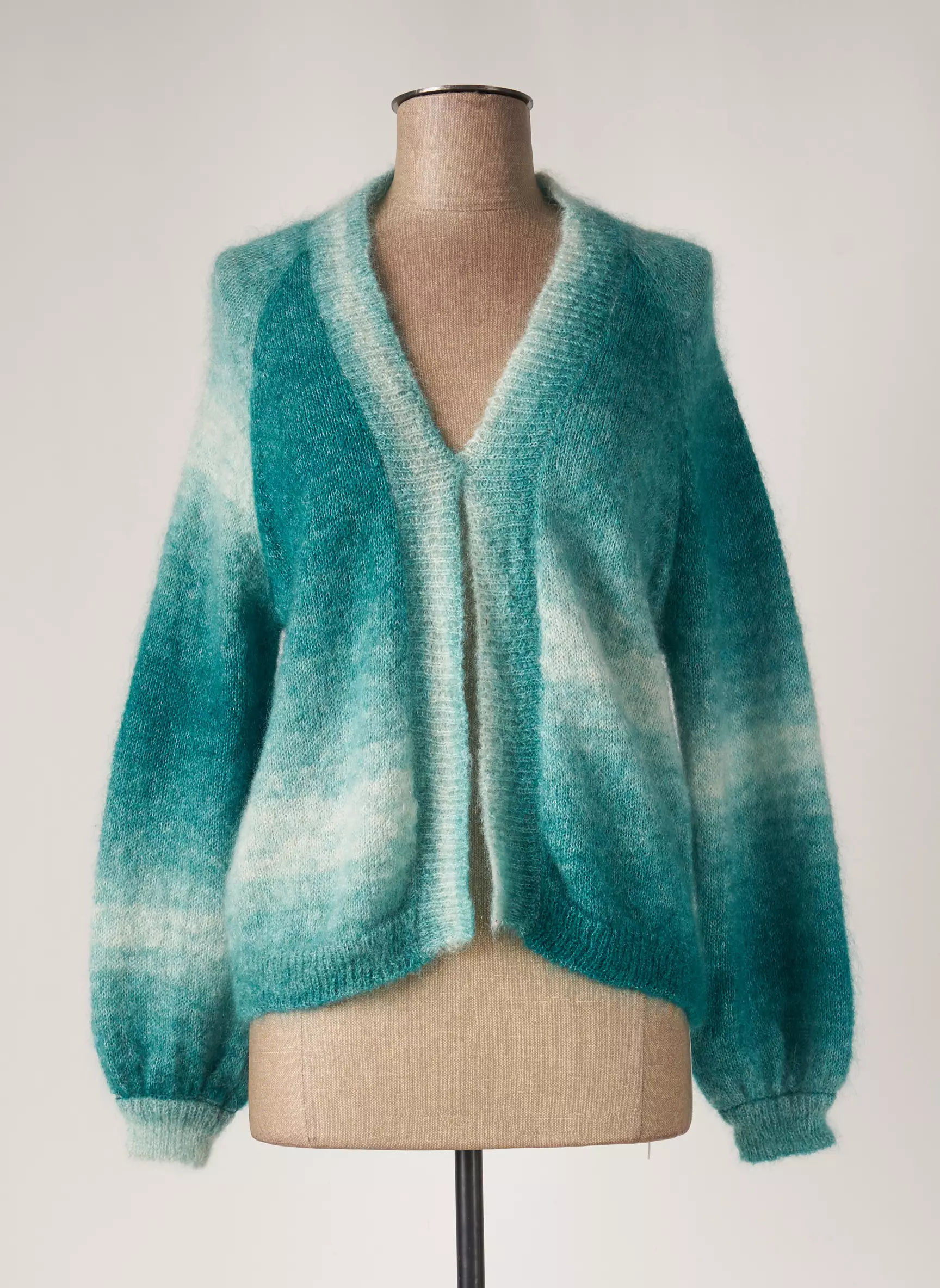 Maison Anje Cardigans Femme couleur bleu