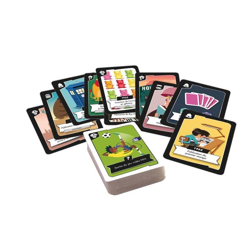 Timeline twist Pop culture, jeu de cartes Asmodee