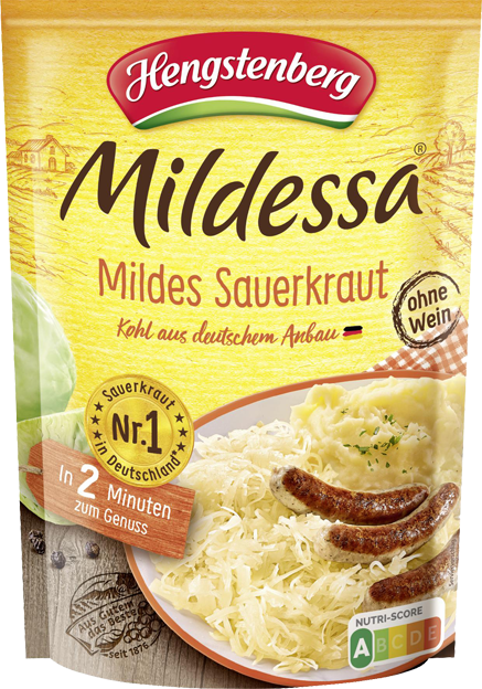 Hengstenberg Mildessa Mildes Sauerkraut