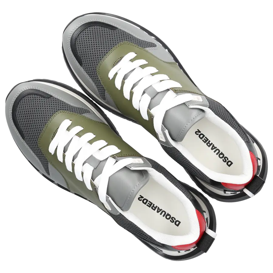 Dsquared2 - Sneaker low RUNNING grau-kombi - grün