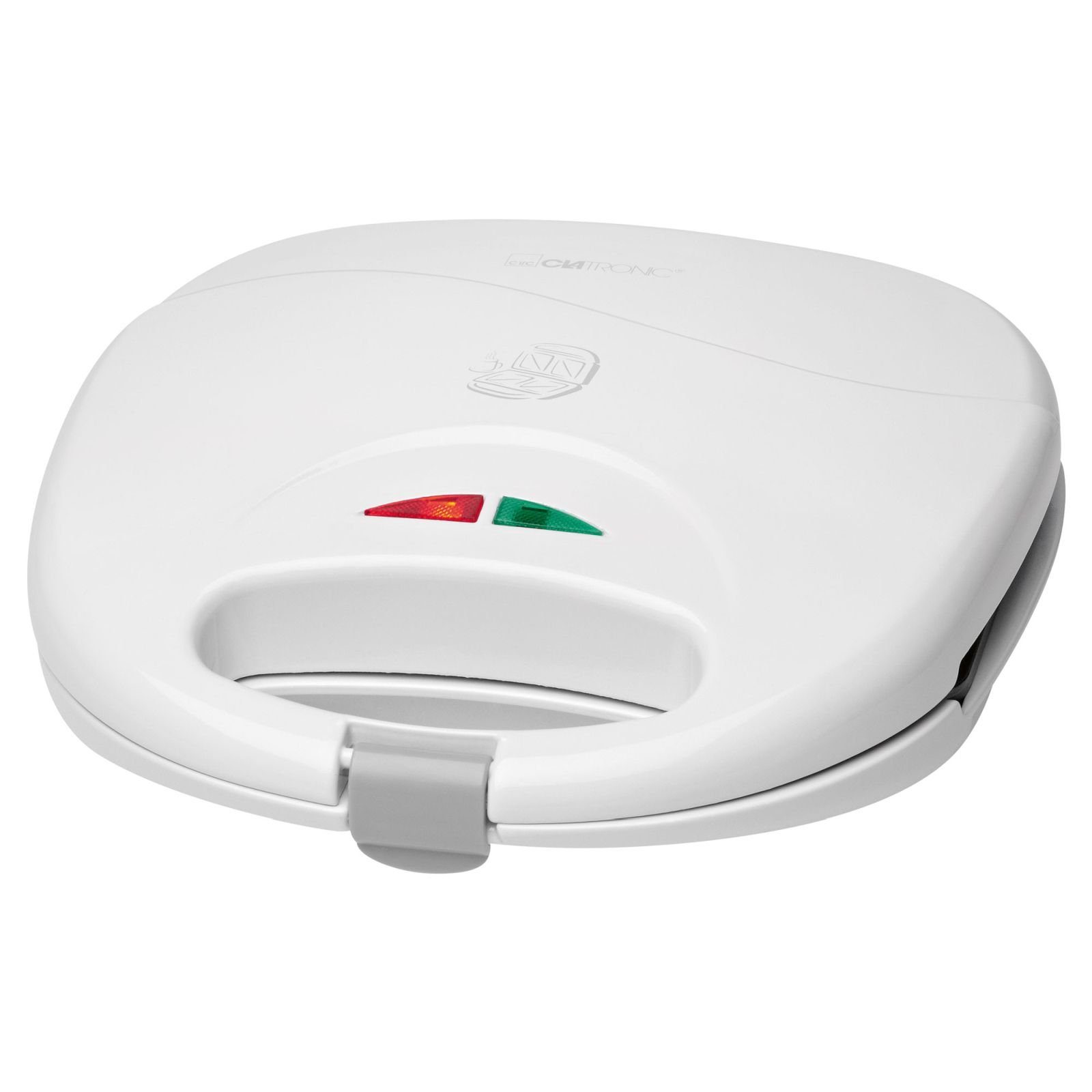 CLATRONIC Sandwichmaker CLATRONIC 2-Scheiben Sandwich-Toaster 750 W Sandwichmaker ST 3477 weiß
