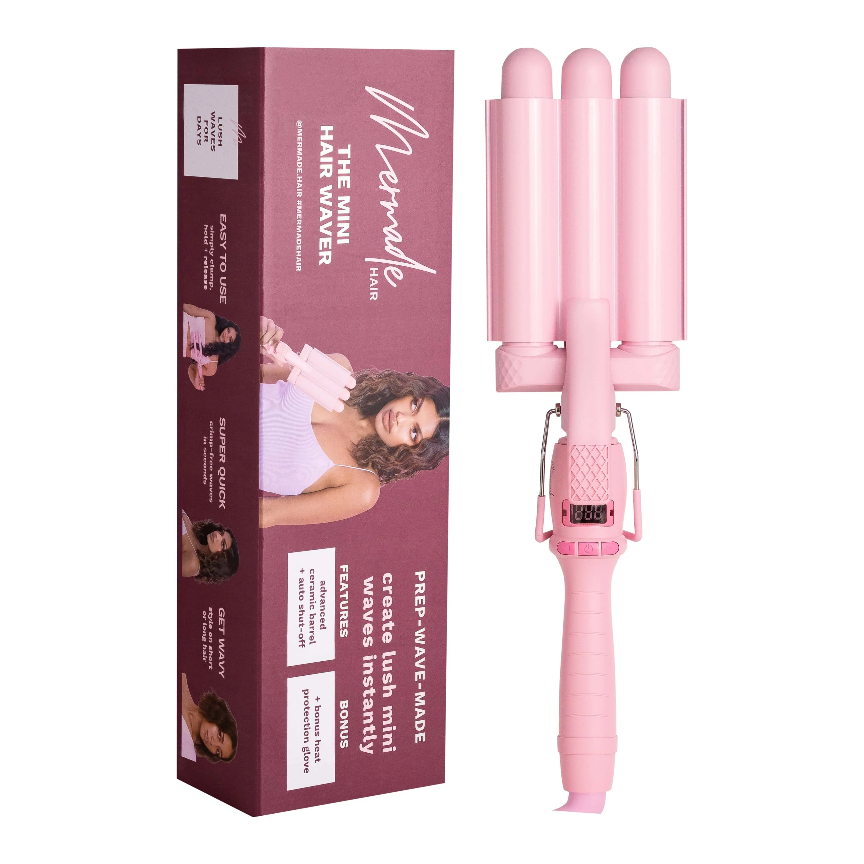 Hair Tools MINI Waver 25mm - Placă de îndreptat părul
