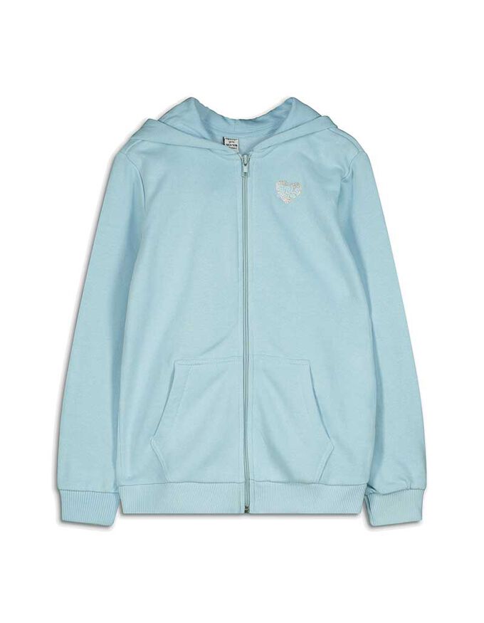 Sweatjacke - Glitzerprint