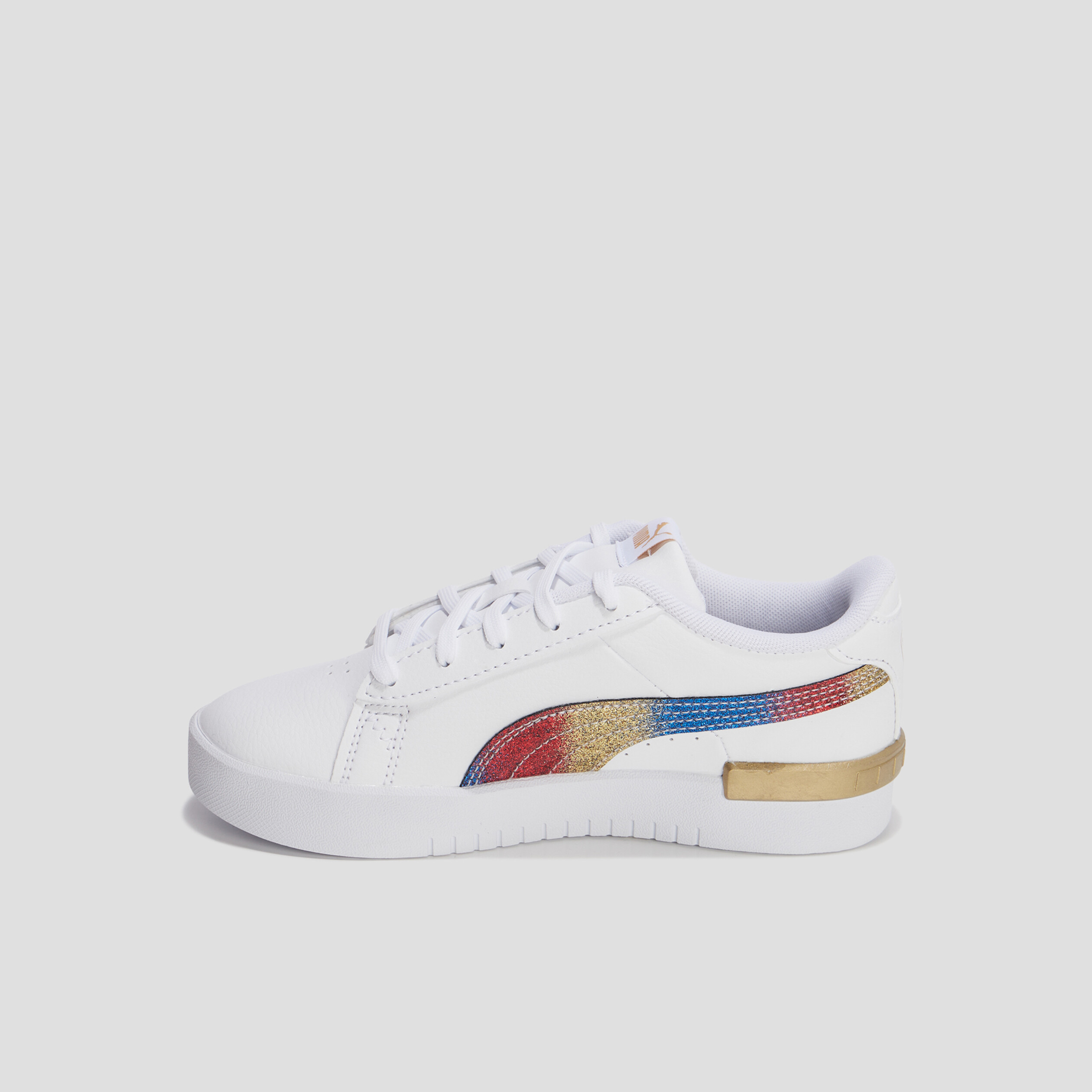 Tennis à lacets Puma Jada Olympic blanc fille | La Halle