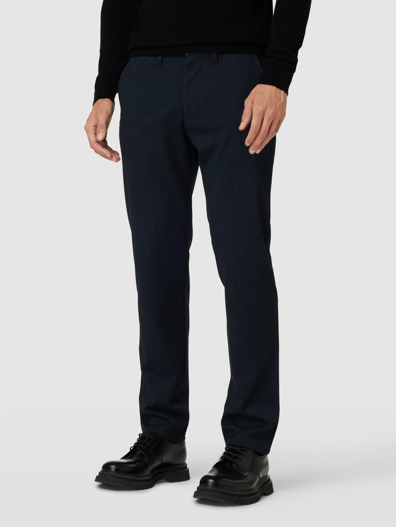 Hose mit seitlichen Eingrifftaschen in marineblau