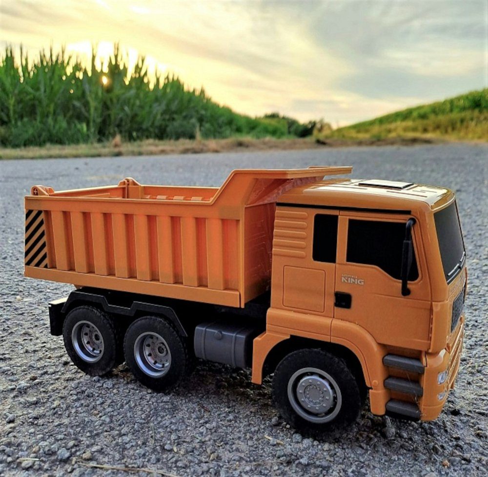 BruKa RC-LKW RC Kipplaster Lastwagen Laster LKW Licht Muldenkipper Kipper Truck