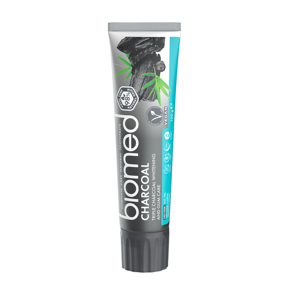 Biomed Zahnpasta Charcoal Aktivkohle 100 g