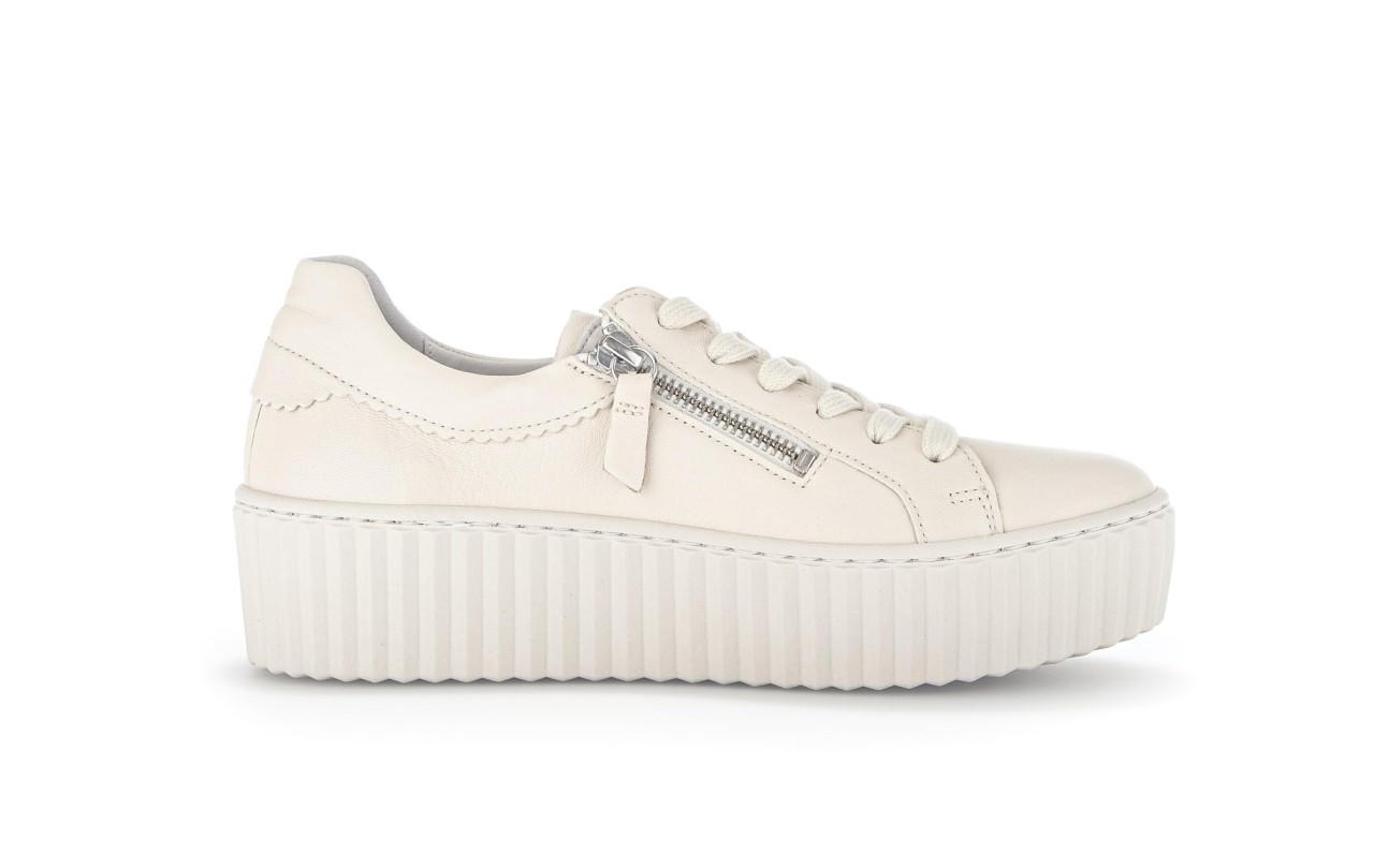 GABOR Freizeit Schnürer beige Gabor Fashion Sneaker low 43.200.22 beig