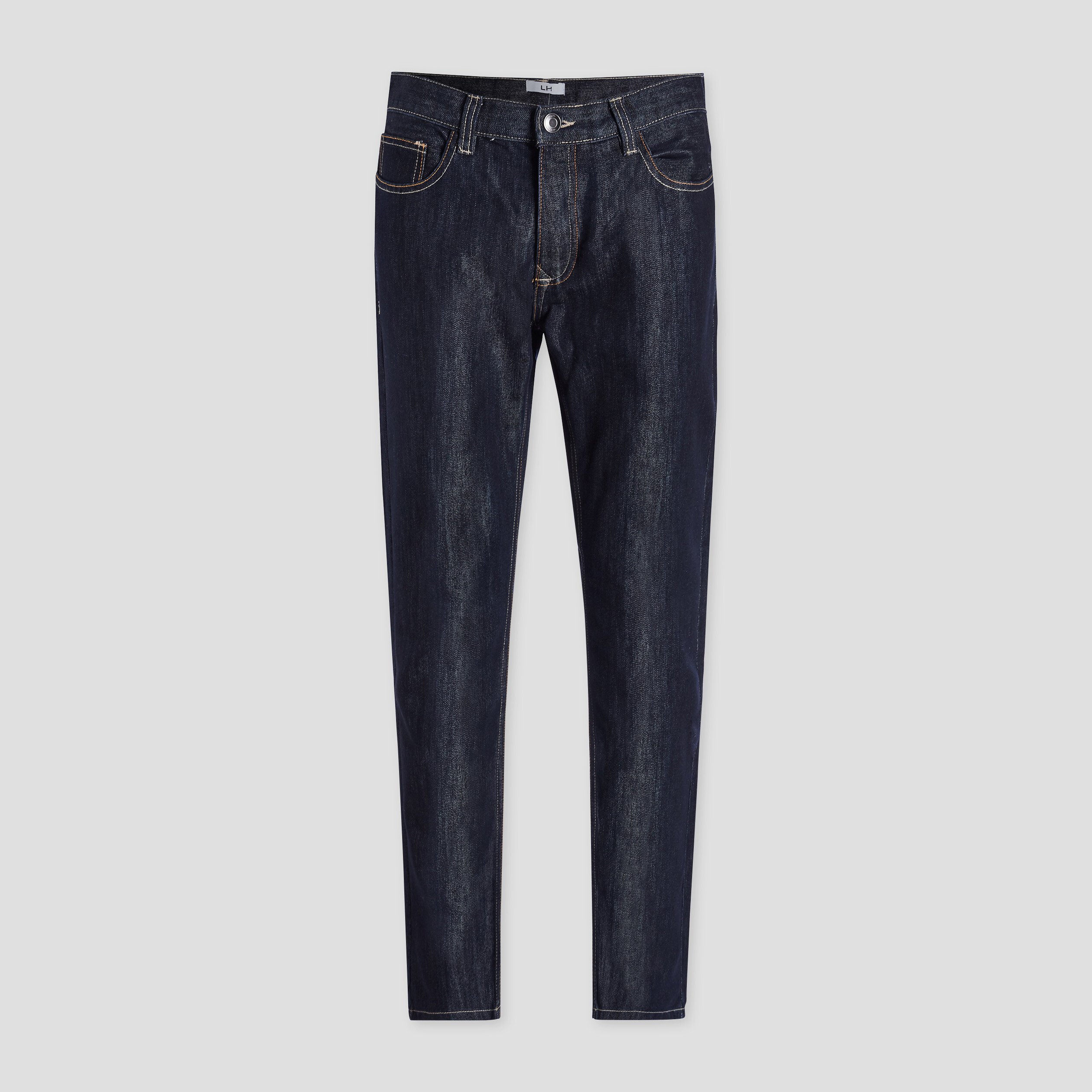Jeans straight coupe droite denim brut homme | La Halle
