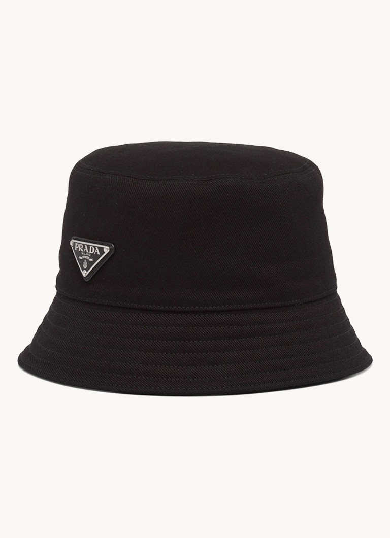 Prada  Drill bucket hoed met logo