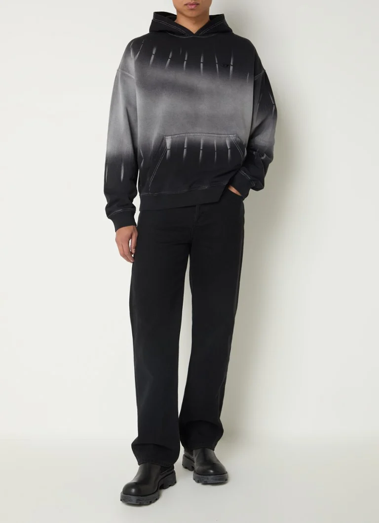 Diesel S-boxt hoodie with logo embroidery