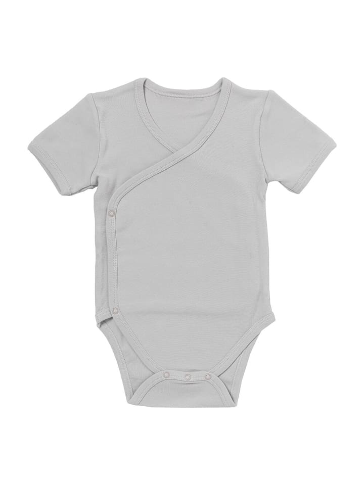Schlummersack Bio Baby-Wickelbodys kurzarm 2er-Pack in Grau günstig kaufen 92