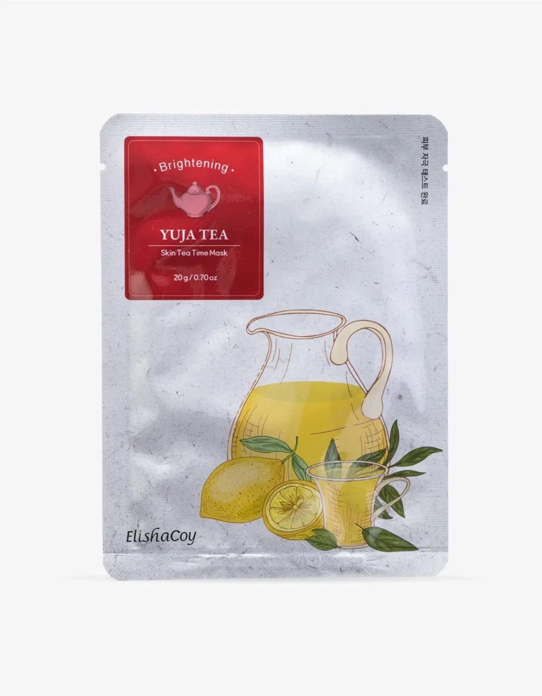 ElishaCoy Gesichtsmaske ElishaCoy Skin Tea Time Mask – Yuja Tea 20g, 1-tlg.