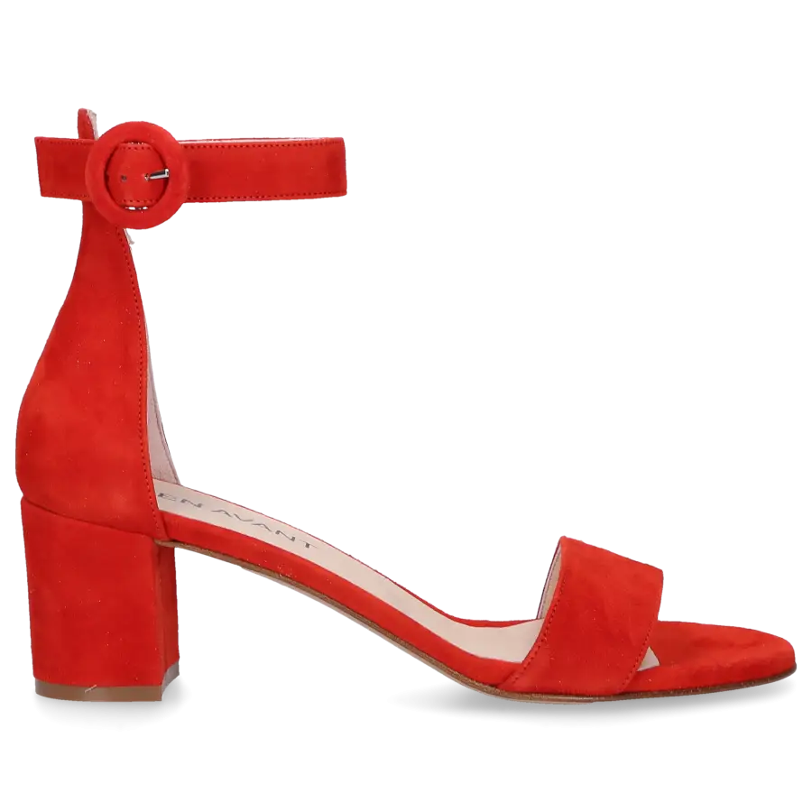 EN AVANT - Sandalen GR4 Veloursleder - rot
