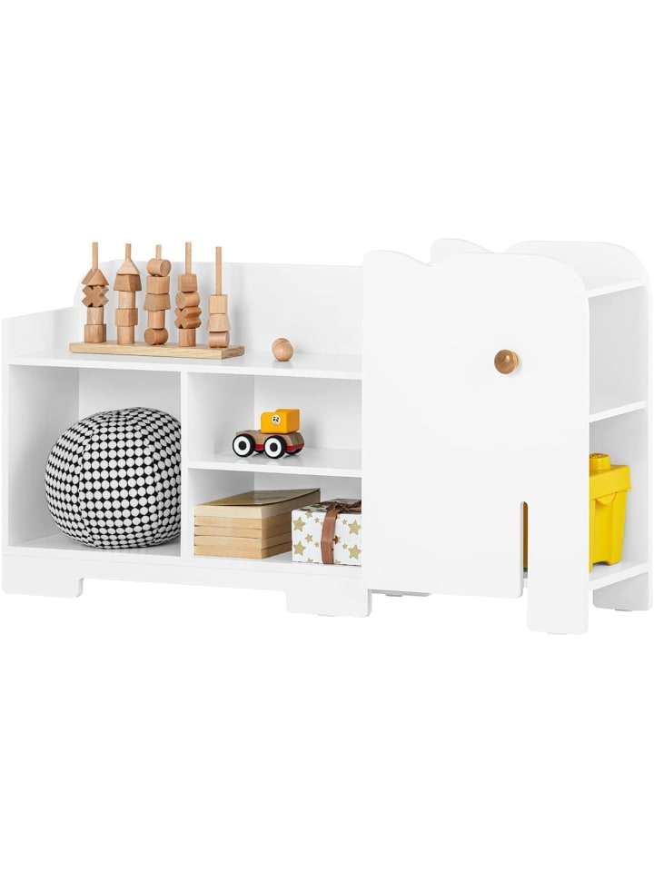 SoBuy Kinderregal in Weiß - (B)110 x (H)60 x (T)25cm günstig kaufen onesize