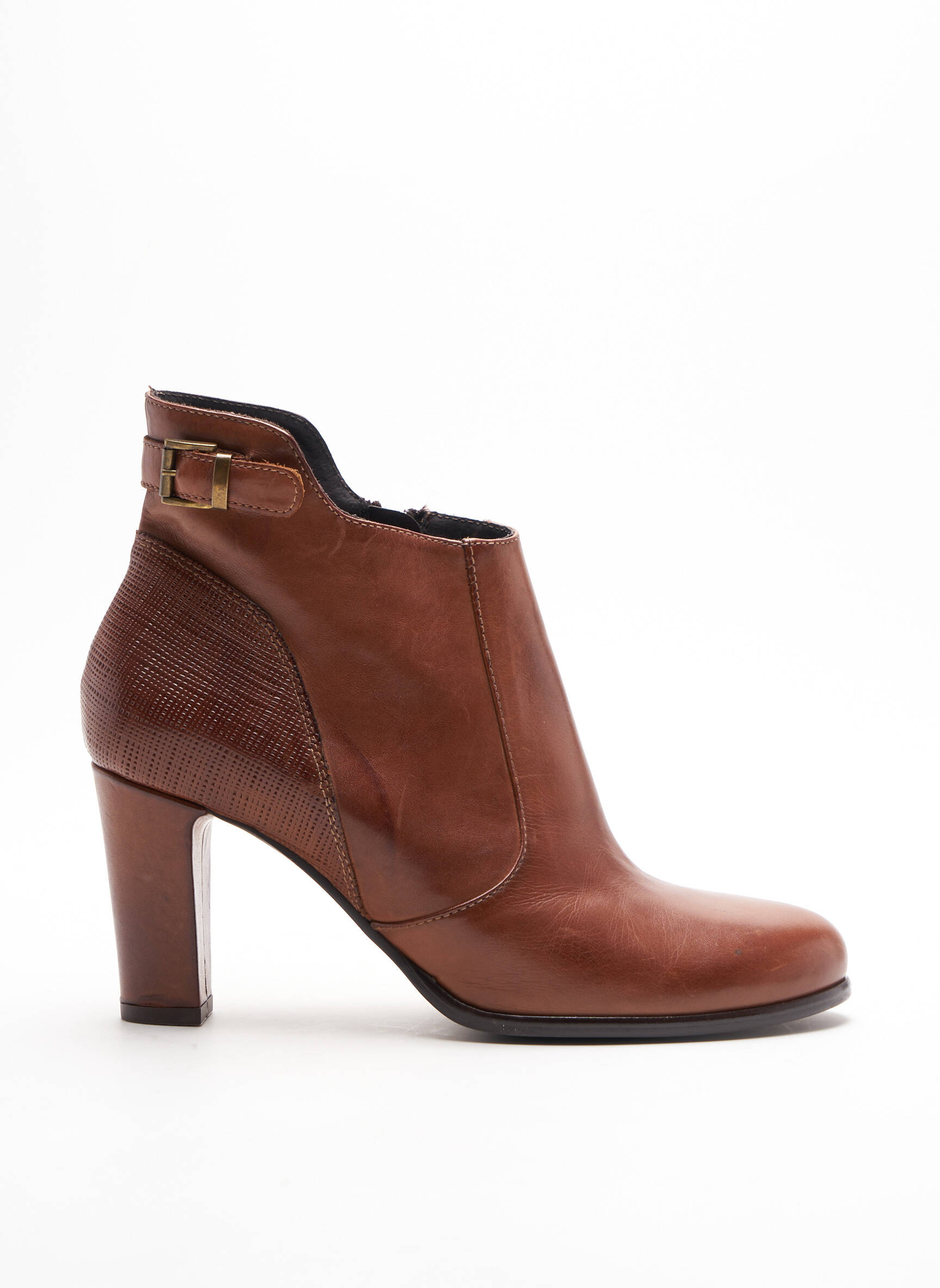 Denouee Bottines Femme couleur marron