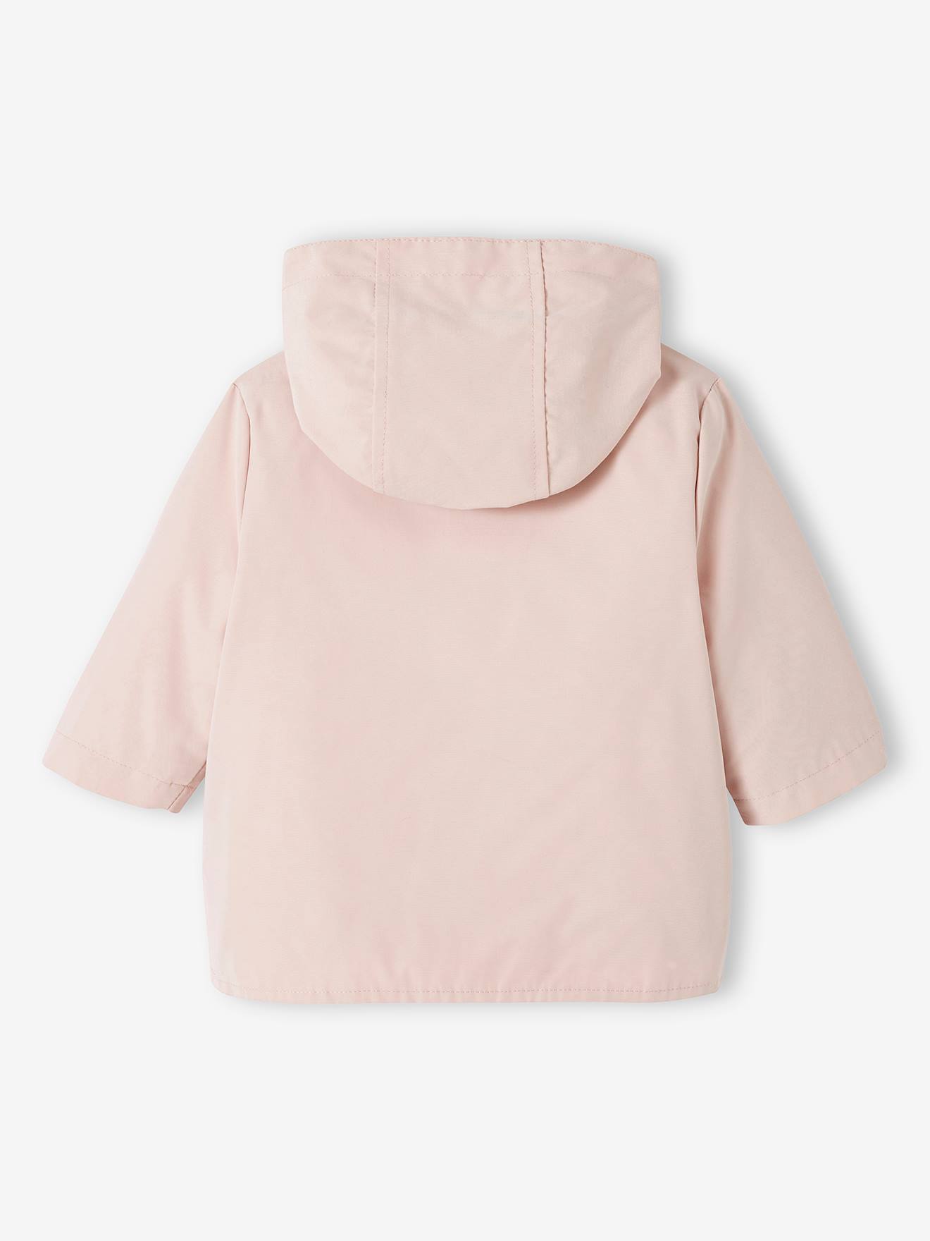 Vertbaudet Baby 3-in-1-Jacke mit Recycling-Polyester - pudrig rosa
