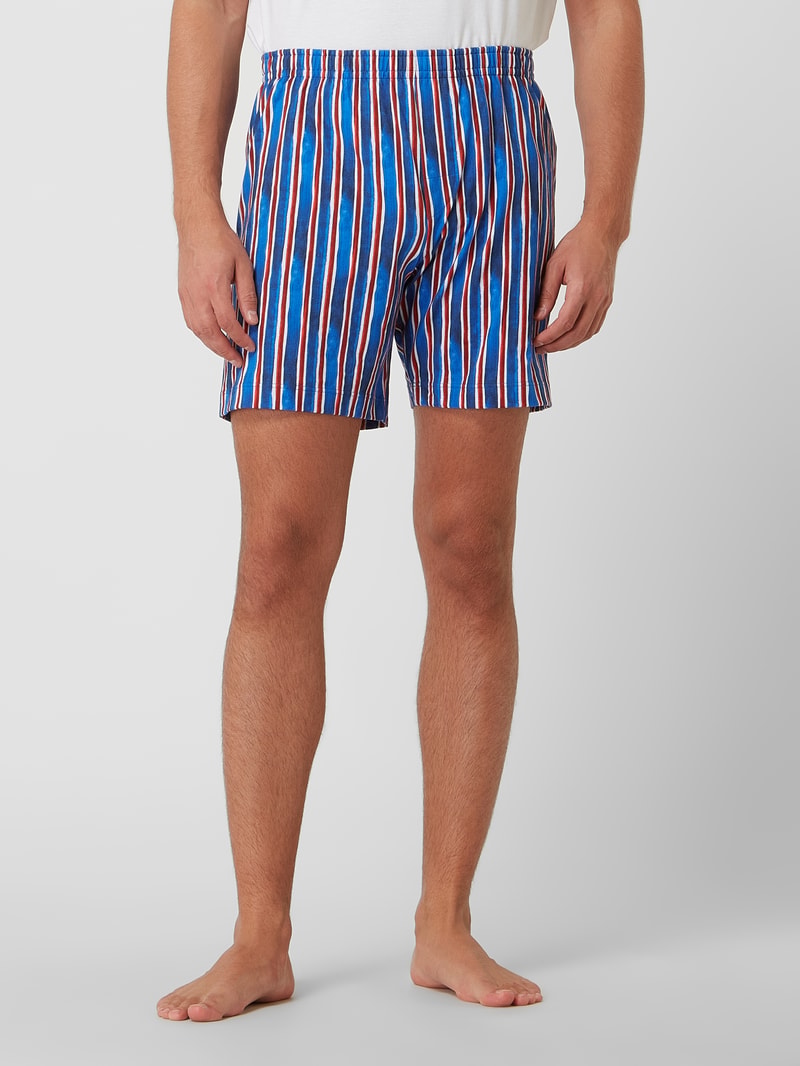 Pyjama-Hose mit Streifenmuster in dunkelblau