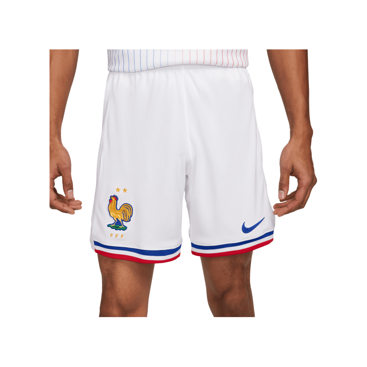 Nike Frankreich Short Home EM 2024 Weiss F100