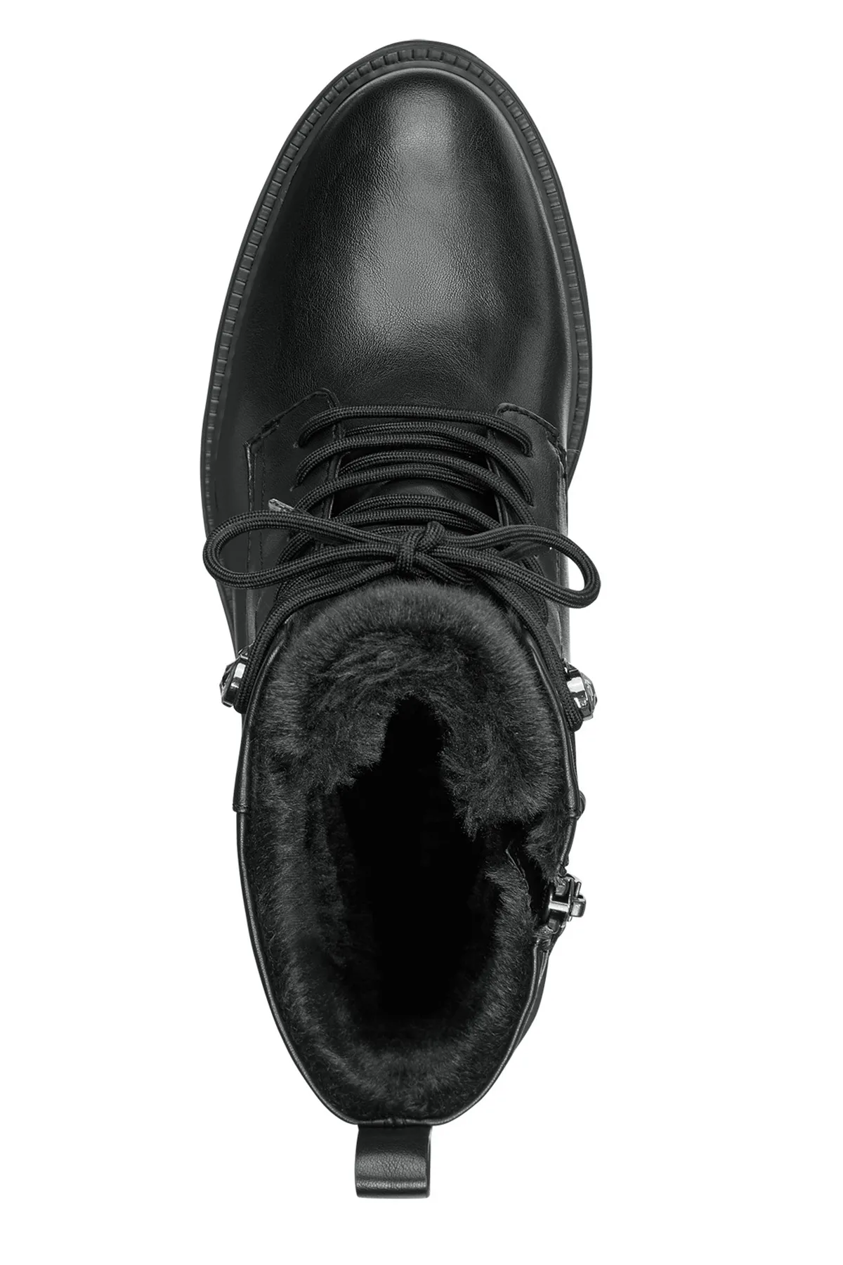 Tamaris  Damen Elegante Stiefelette 1-26292-41 Schwarz 001 Black Lederimitat/ Textil mit TOUCH-IT