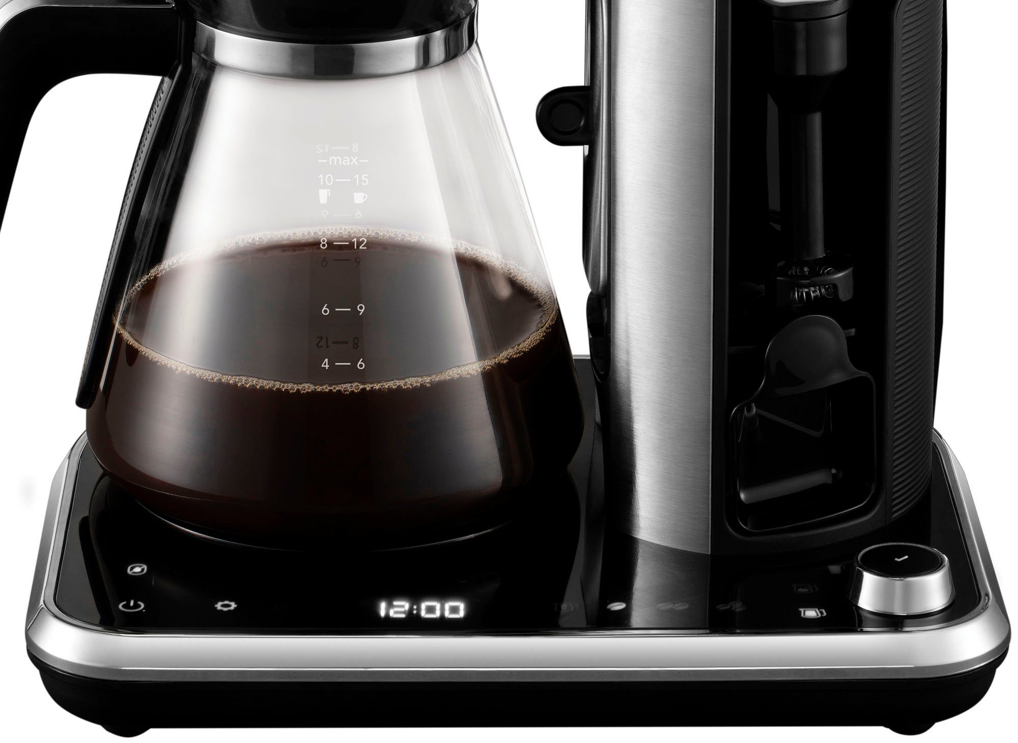 RUSSELL HOBBS Filterkaffeemaschine Attentiv 26230-56 Coffee Bar, 1,25l Kaffeekanne, Papierfilter 1x4
