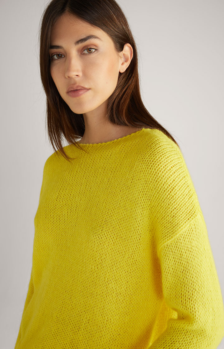 Strickpullover in Gelb