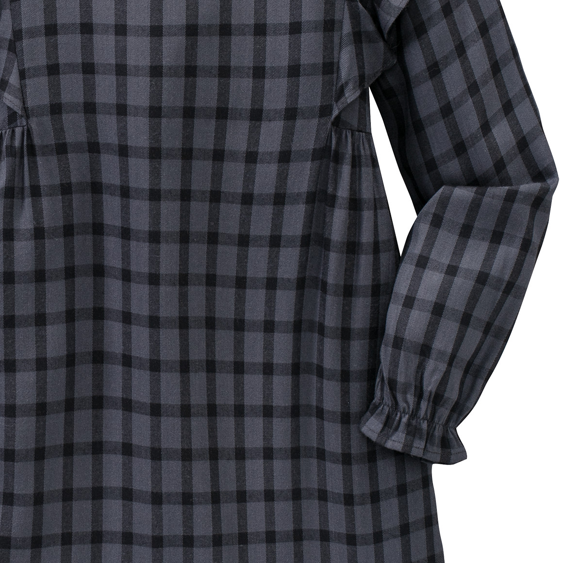 Mädchen Kleid mit Karo-Muster