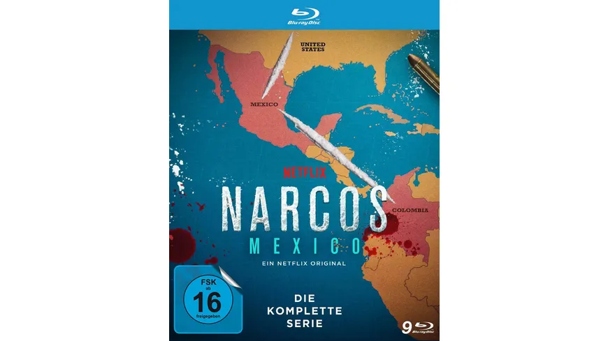 NARCOS: MEXICO - Die komplette Serie (Staffel 1 - 3) LTD.  [9 BRs]