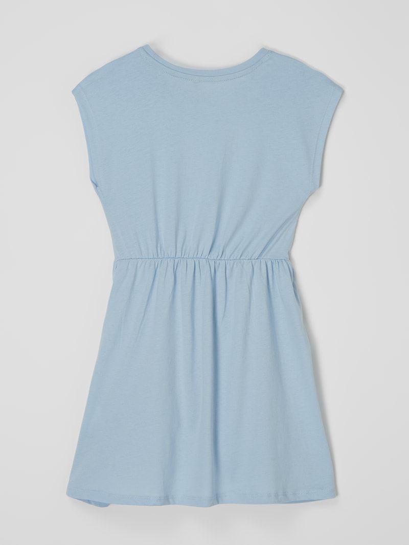 Jerseykleid in Wickel-Optik Modell 'May' in bleu