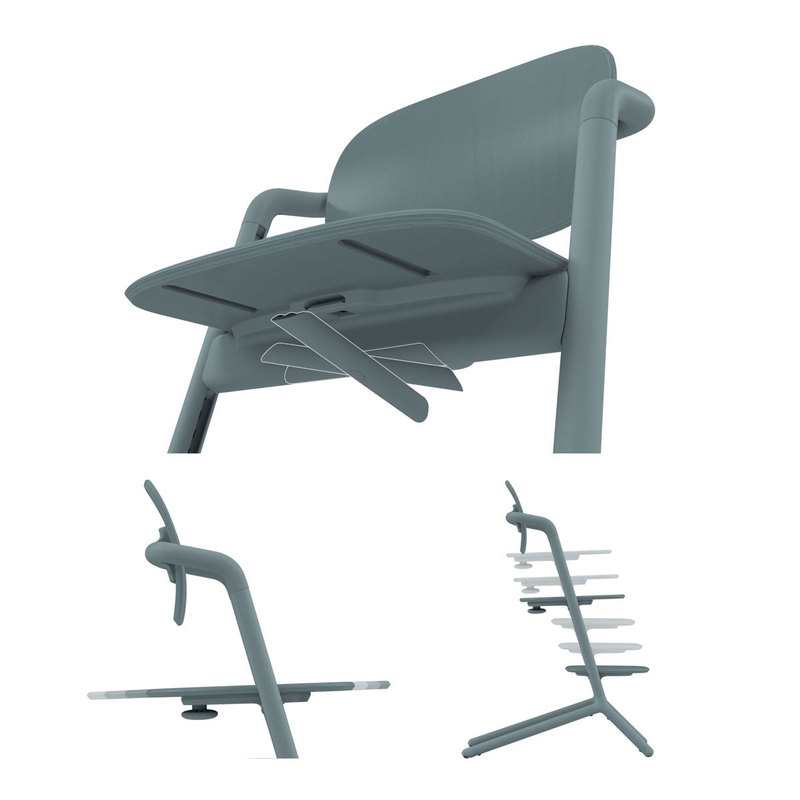 Chaise haute Lemo 2 bleue 3 en 1 Cybex
