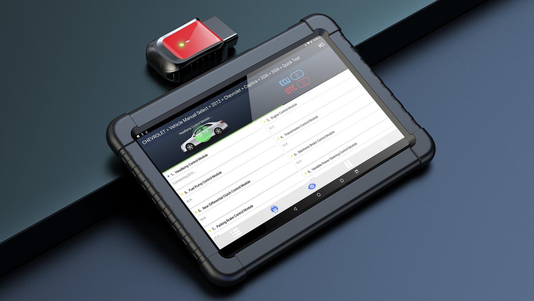 Brotos® Kfz-Diagnosegerät Auto-OBD2-Diagnose Tablet 840 Kfz-Bluetooth-Scan-Codeleser Kfz