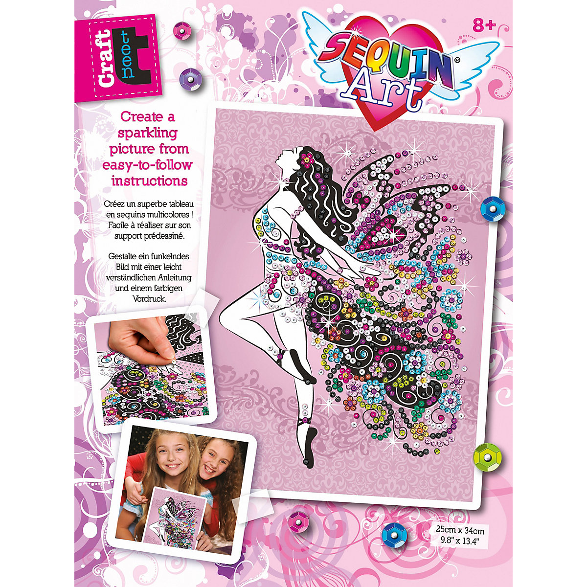 Sequin Art Teen Craft - Fee