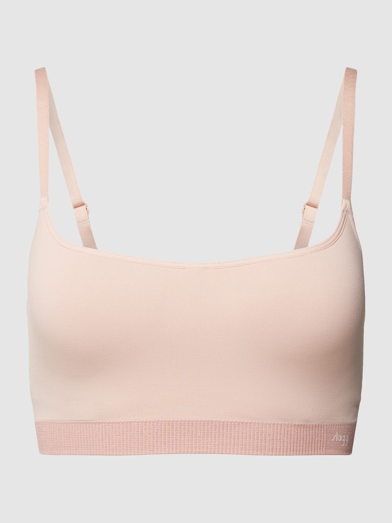 BH mit Square-Neck-Ausschnitt in altrosa