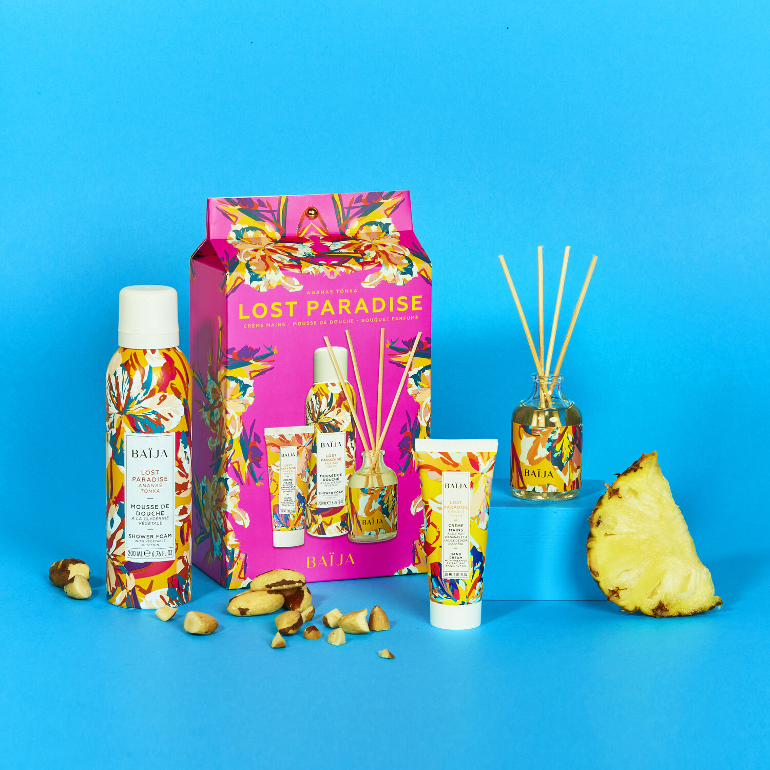baïja Lost Paradise Coffret Mousse de Douche 200 ml + 2 Produits