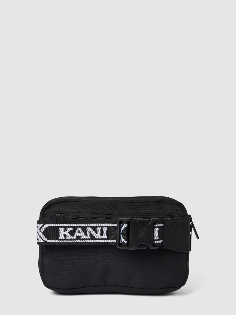 Gürteltasche mit Label-Print in black