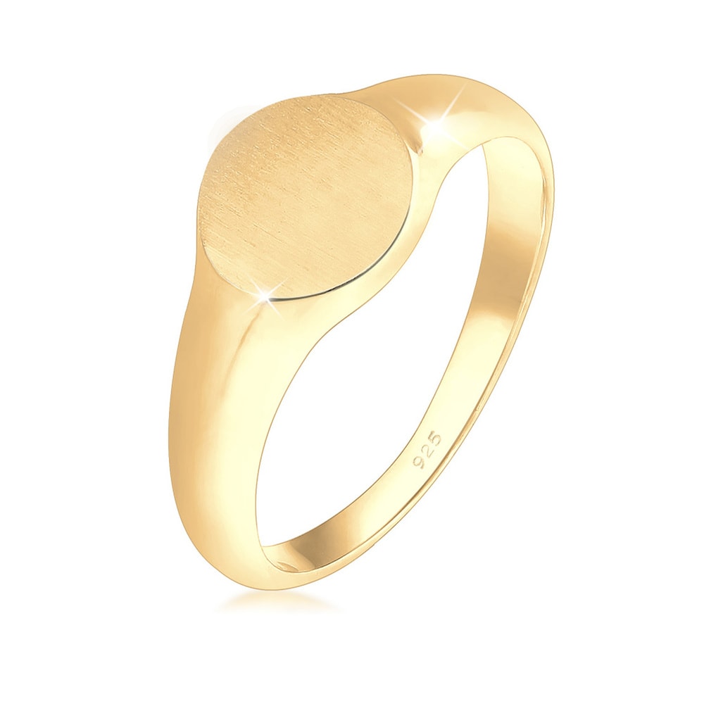 Elli Elli Bague Terne Ovale Geo Base 925 Argent Bague