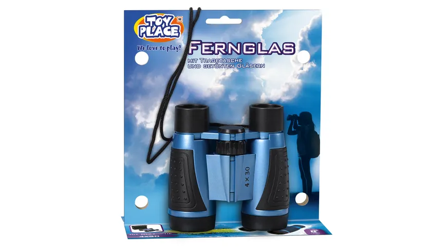 Müller - Toy Place Fernglas mit Tragetasche und getönten Glaslinsen