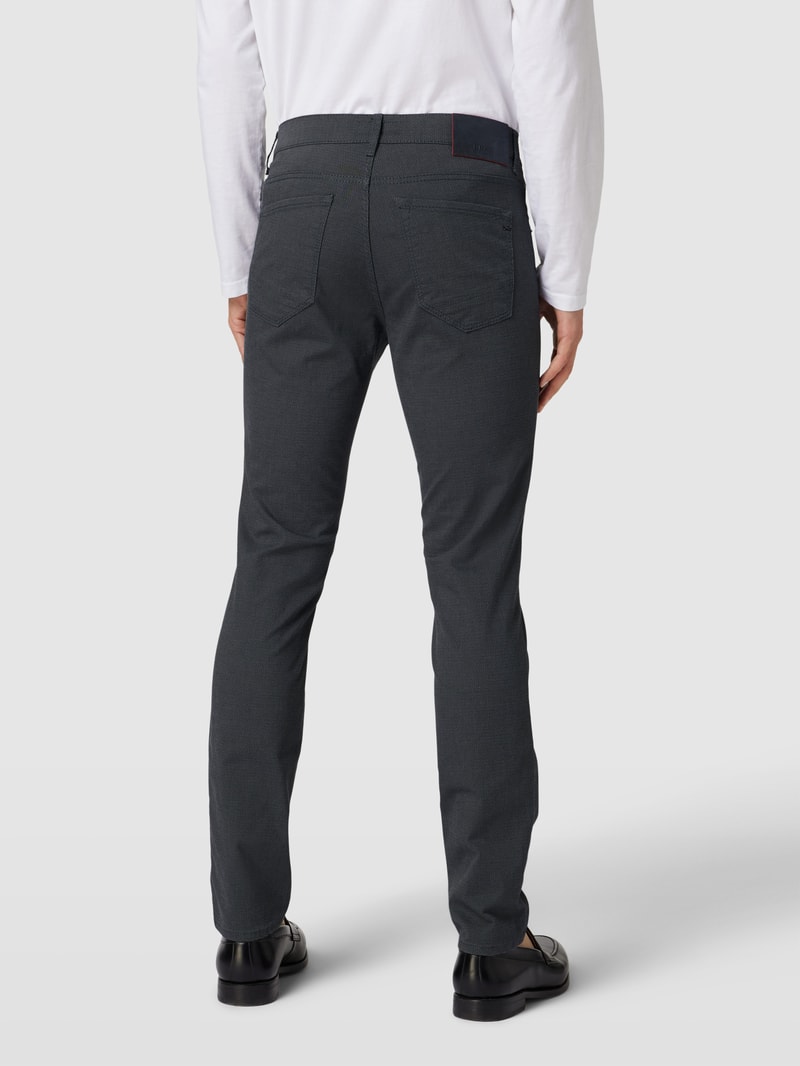 Hose in unifarbenem Design Modell 'Chuck' in dunkelgrau
