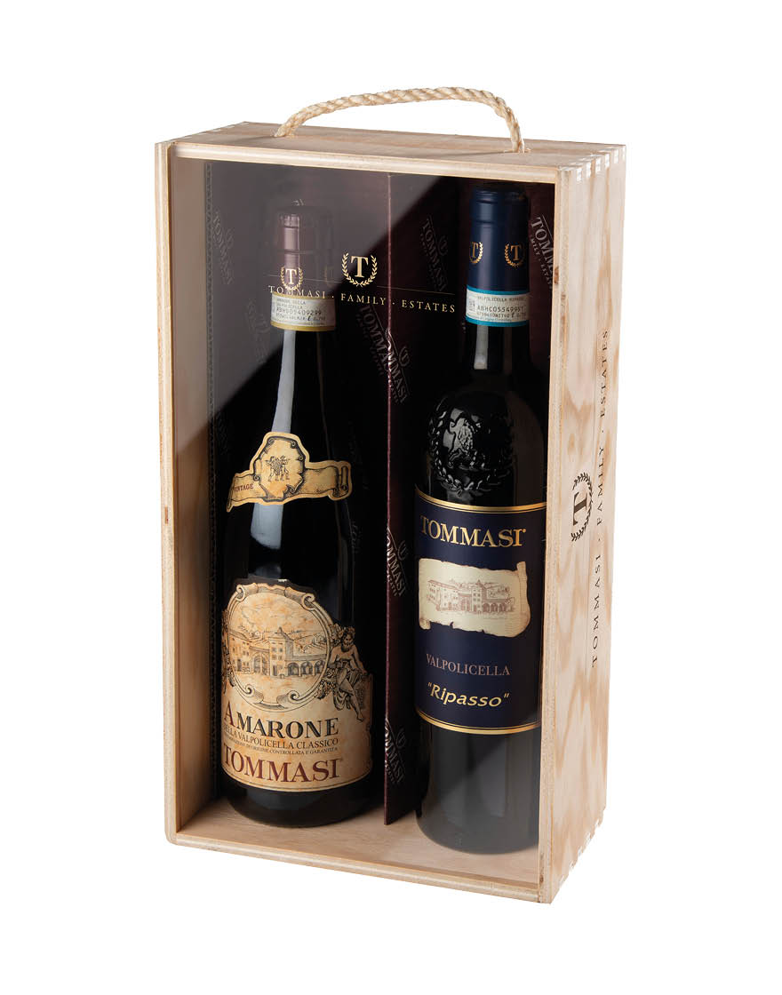 Amarone della Valpolicella Classico DOCG, Valpolicella Ripasso Classico Superiore DOC Tommasi 2 bouteilles de 0,75 ℓ