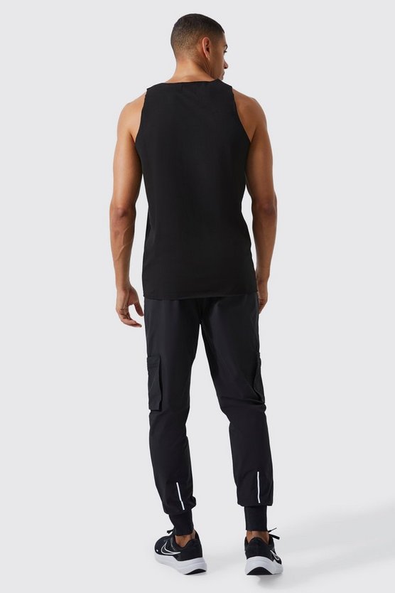Man Active Gym Basic Muscle-Fit Tanktop