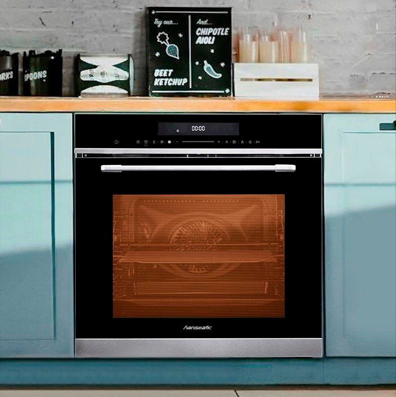 Hanseatic Backofen mit Mikrowelle 7NF30T0-E111E