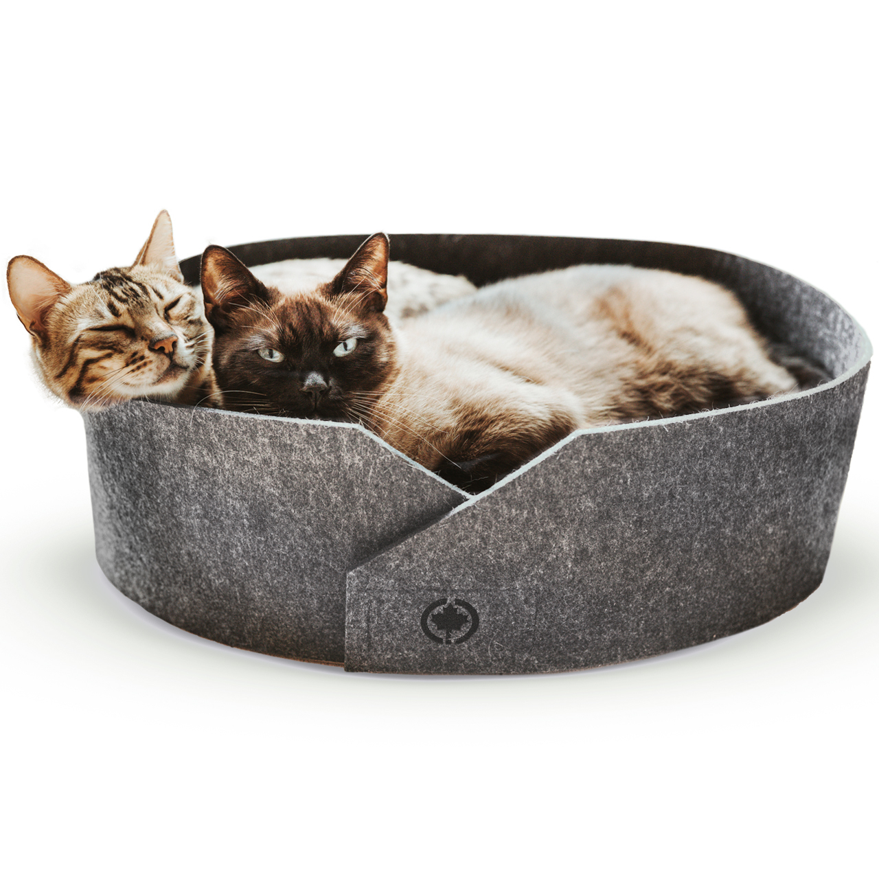 Canadian Cat Company Katzenbetten & Katzensofas Canadian Cat Company Filzbett Owen hellgrau