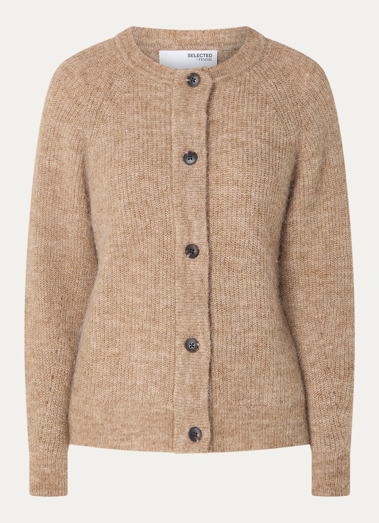 Gilet en grosse maille de laine d'alpaga mélangée, sélectionné par Femme Lulu