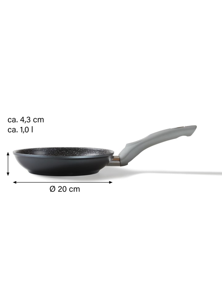 Stoneline Bratpfanne | ohne Deckel in Anthrazit günstig kaufen Ø 20 cm